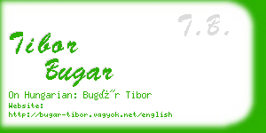 tibor bugar business card